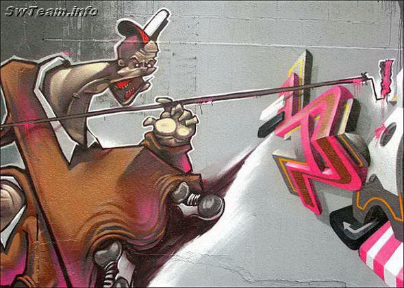 Рисунки граффити (50 фото)