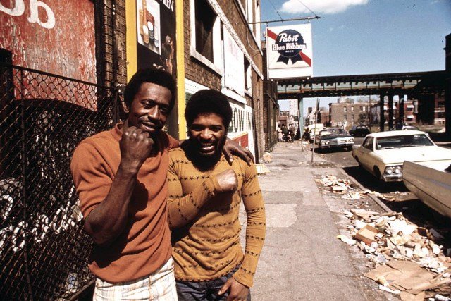 Негритянский квартал в Чикаго 1970-х годов