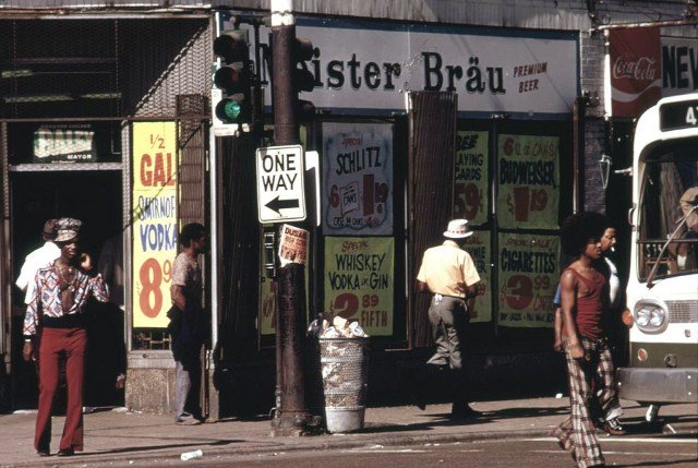 Негритянский квартал в Чикаго 1970-х годов