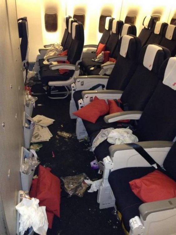 Отвратительные пассажиры самолетов на снимках бывшей стюардессы