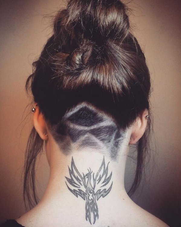     : hair tatoo