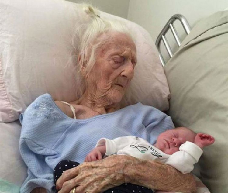 Бабушки с внуками, у которых разница в возрасте более 100 лет