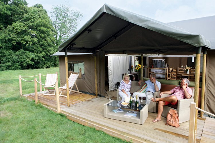 Глэмпинг — комфортная палатка для отдыха