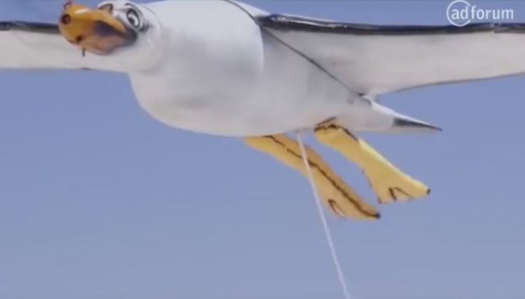 Реклама с чайкой-беспилотником развеселила интернет