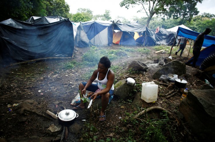 Африканские мигранты, застрявшие в Коста-Рике