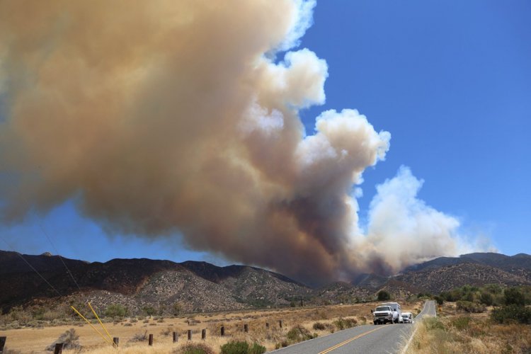 Очередной крупный пожар в Калифорнии