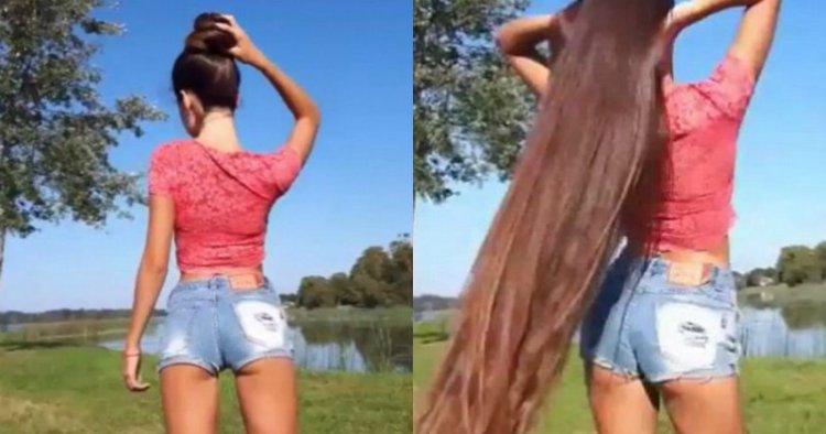 Соблазнительный тренд в Instagram: девушки распускают свои шикарные длинные волосы