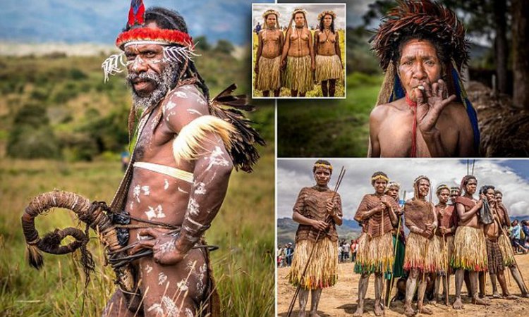 Племя Дани из Западной Новой Гвинеи