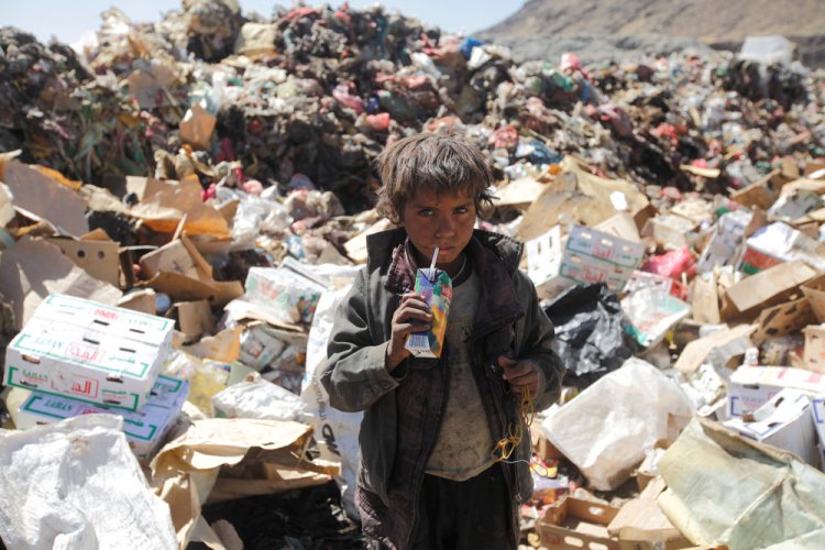 Жизнь на свалке Йемена