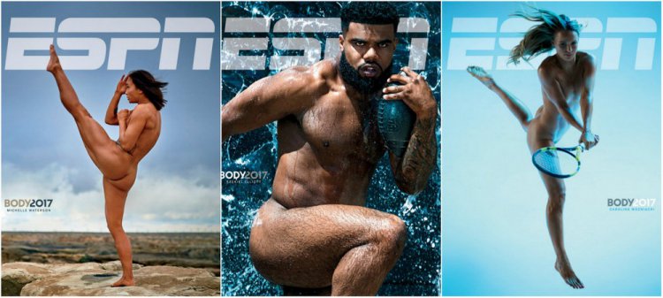 Спортсмены снялись голышом для журнала ESPN the Magazine